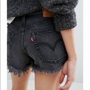 Levi's | Shorts | Midrise Destroyed Levis 5 Shorts | Poshmark